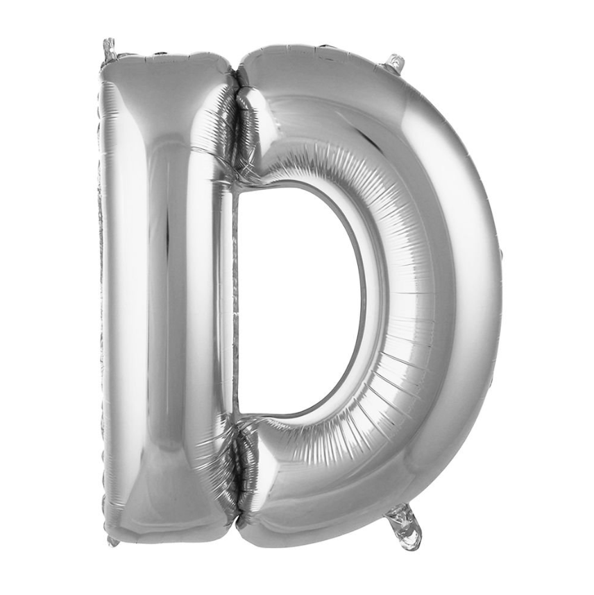 Folyo Balon  Gümüş D 34 İnç 76 Cm